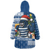 Geelong Cats Snug Hoodie Santa Surfing Down Under Christmas Footy