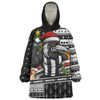 Collingwood Snug Hoodie Santa Surfing Down Under Christmas Footy