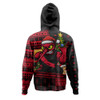 Essendon Hoodie Santa Surfing Down Under Christmas Footy