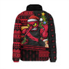 Essendon Padded Jacket Santa Surfing Down Under Christmas Footy
