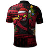 Essendon Polo Shirt Santa Surfing Down Under Christmas Footy