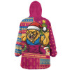 Brisbane Lions Snug Hoodie Santa Surfing Down Under Christmas Footy