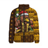 Hawthorn Padded Jacket Santa Surfing Down Under Christmas Footy