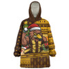 Hawthorn Snug Hoodie Santa Surfing Down Under Christmas Footy
