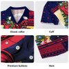 Melbourne Hawaiian Shirt Santa Surfing Down Under Christmas Footy