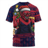 Melbourne T-Shirt Santa Surfing Down Under Christmas Footy
