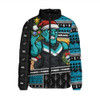 Port Adelaide Padded Jacket Santa Surfing Down Under Christmas Footy