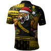 Richmond Polo Shirt Santa Surfing Down Under Christmas Footy