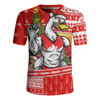 Sydney Swans Rugby Jersey Santa Surfing Down Under Christmas Footy