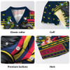 Adelaide Crows Hawaiian Shirt Santa Surfing Down Under Christmas Footy