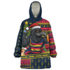Adelaide Crows Snug Hoodie Santa Surfing Down Under Christmas Footy