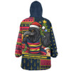 Adelaide Crows Snug Hoodie Santa Surfing Down Under Christmas Footy