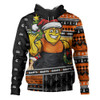 GWS GIANTS Hoodie Santa Surfing Down Under Christmas Footy