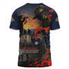 Australia T-Shirt Poppy Fields Remembrance Day Fallen Soldiers Memorial
