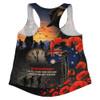 Australia Women Racerback Tank Poppy Fields Remembrance Day Fallen Soldiers Memorial