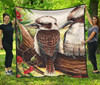 Australia Quilt - Kookaburra with Waratah