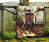 Australia Quilt - Kookaburra with Waratah