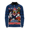 Sydney Roosters Long Sleeve Polo Shirt Christmas Glory And Timeless Team Pride