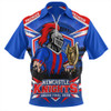 Newcastle Knights Zip Polo Shirt Finals Power The Ultimate Road To Greatness