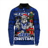 Canterbury-Bankstown Bulldogs Long Sleeve Polo Shirt Christmas Glory And Timeless Team Pride