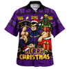 Melbourne Storm Hawaiian Shirt Christmas Glory And Timeless Team Pride