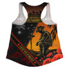 Australia Women Racerback Tank Honoring Our Brave Heroes Remembrance Day Tribute