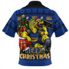 Parramatta Eels Zip Polo Shirt Christmas Glory And Timeless Team Pride