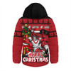 St. George Illawarra Dragons Hooded Padded Jacket Christmas Glory And Timeless Team Pride