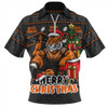 Wests Tigers Zip Polo Shirt Christmas Glory And Timeless Team Pride