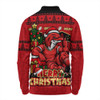 Redcliffe Dolphins Long Sleeve Polo Shirt Christmas Glory And Timeless Team Pride