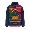Adelaide Crows Padded Jacket Arrested For Christmas Cheer Festive Mugshot