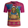 Brisbane Lions Rugby Jersey Arrested For Christmas Cheer Festive Mugshot