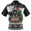 Collingwood Zip Polo Shirt Arrested For Christmas Cheer Festive Mugshot