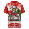 Sydney Swans T-Shirt Arrested For Christmas Cheer Festive Mugshot
