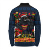 Adelaide Crows Long Sleeve Polo Shirt Christmas Pride Beyond The Game