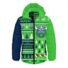 Canberra Raiders Hooded Padded Jacket Merry Christmas In The Colours We Love