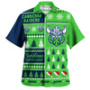 Canberra Raiders Hawaiian Shirt Merry Christmas In The Colours We Love