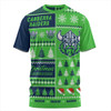 Canberra Raiders T-Shirt Merry Christmas In The Colours We Love