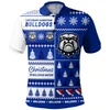 Canterbury-Bankstown Bulldogs Polo Shirt Merry Christmas In The Colours We Love