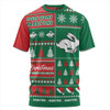 South Sydney Rabbitohs T-Shirt Merry Christmas In The Colours We Love