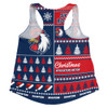 Sydney Roosters Women Racerback Tank Merry Christmas In The Colours We Love