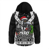 Collingwood Hooded Padded Jacket Aboriginals Christmas Pride With Merry Game Day Energy