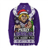 Fremantle Long Sleeve Polo Shirt Aboriginals Christmas Pride With Merry Game Day Energy