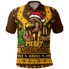 Hawthorn Polo Shirt Aboriginals Christmas Pride With Merry Game Day Energy
