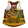 Hawthorn Women Racerback Tank Aboriginals Christmas Pride With Merry Game Day Energy