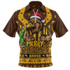 Hawthorn Zip Polo Shirt Aboriginals Christmas Pride With Merry Game Day Energy