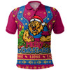 Brisbane Lions Polo Shirt Aboriginals Christmas Pride With Merry Game Day Energy