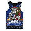 Canterbury-Bankstown Bulldogs Men Tank Top Aussie Santa Christmas Joy For Festive Celebrations