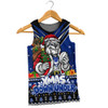 Canterbury-Bankstown Bulldogs Men Tank Top Aussie Santa Christmas Joy For Festive Celebrations