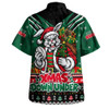 South Sydney Rabbitohs Hawaiian Shirt Aussie Santa Christmas Joy For Festive Celebrations